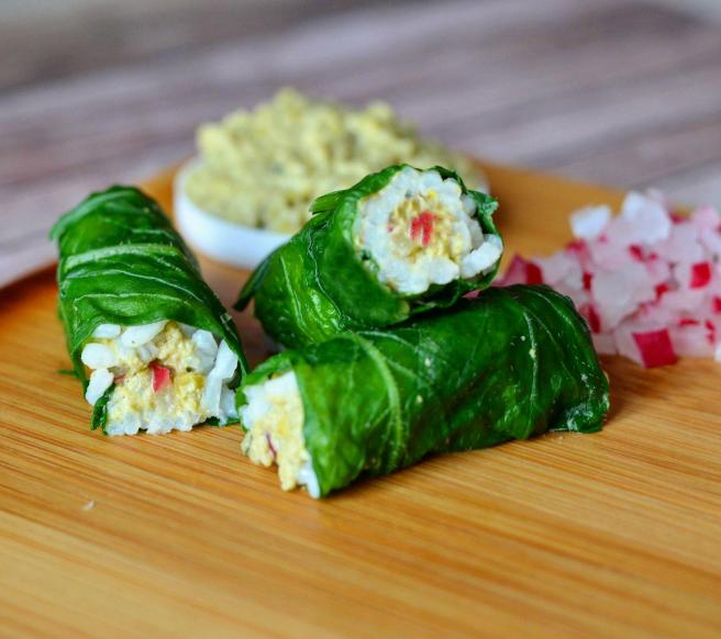 Makis au délice de petits pois