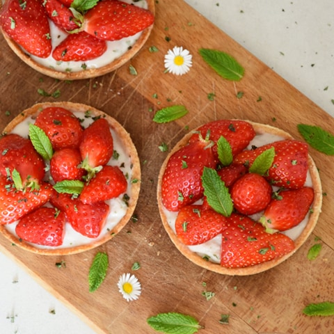 tarte aux fraises
